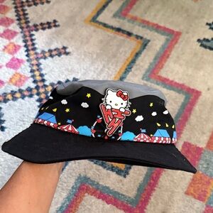 Hello Kitty Black and Gray Kids Hat